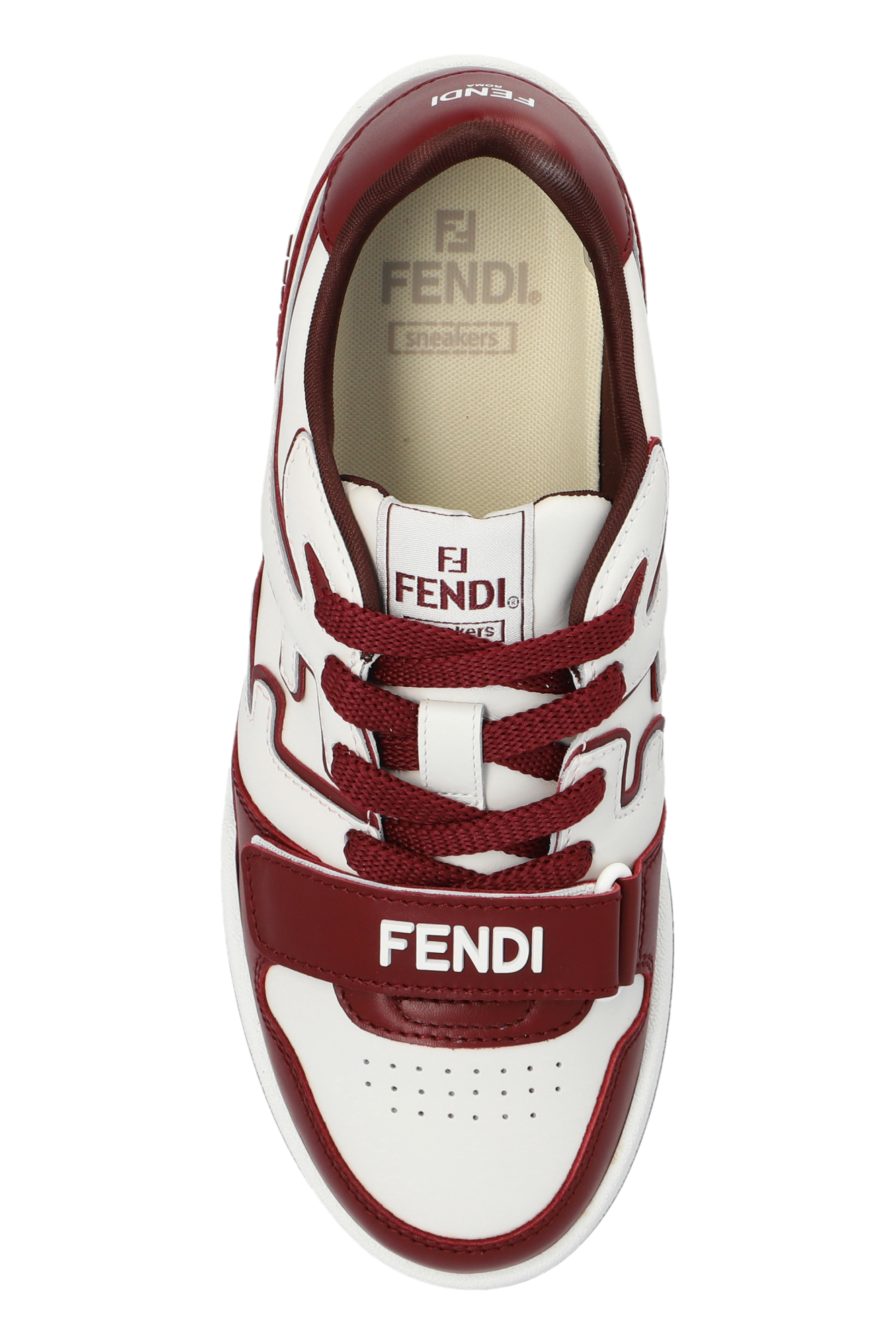 Fendi sneakers red on sale